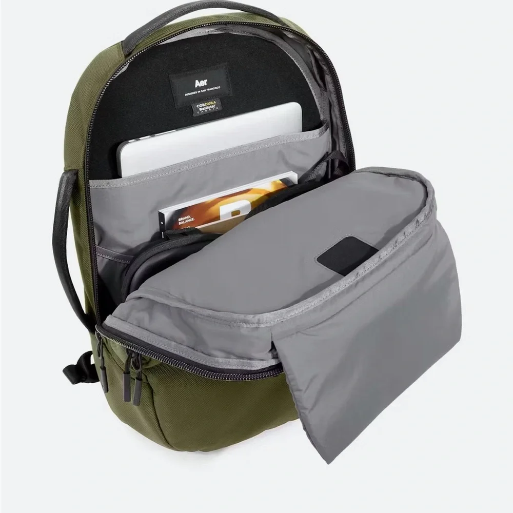 Aer City Pack (14L) Compact backpack in Huckberry Exclusive Ranger Green color - Picture 10 of 12